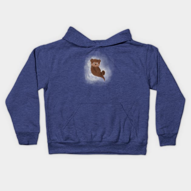 Oli the Otter Kids Hoodie by SleepyInPsych